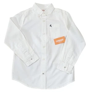 Gymboree Boys 6 Holiday Traditions Button Down Dress Shirt Long Sleeve Snow - Picture 1 of 5