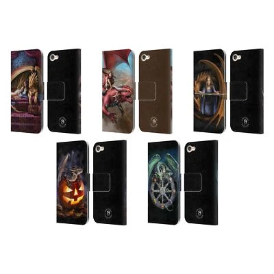 OFFICIAL ANNE STOKES DRAGONS 5 LEATHER BOOK CASE FOR APPLE iPOD TOUCH MP3 - Image 1 of 4