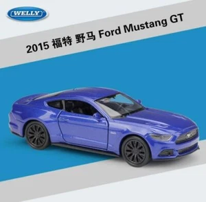 Welly 1:36 Ford Mustang GT Diecast Metal Model Pullback Car New in Box - Picture 1 of 8