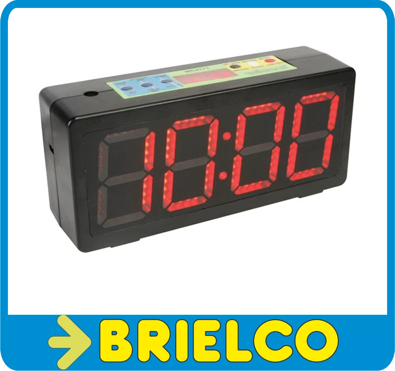 VELLEMAN CRONOMETRO RELOJ GIGANTE LUMINOSO 327x156x93MM PABELLONES DEPORTE Y OTROS BD2043