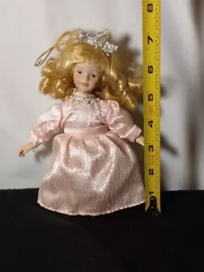 WIZARD OF OZ GLINDA Weihnachtsschmuck Porzellan Puppe Vintage Seymour Mann - Bild 1 von 12