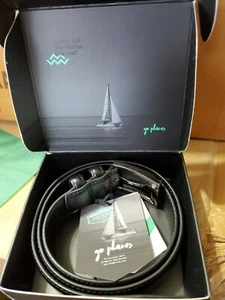 Marino’s Men Genuine Leather Dress Belt with, Black, Size 32 (Waist: 30) ndlW - Picture 1 of 7