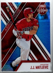 B4901- 2017 Elite Extra Edition Aspirations Red #75 J.J. Matijevic /150 - NM-MT - Picture 1 of 2