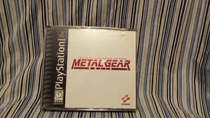 Metal Gear Solid gioco PlayStation 1 con manuale - Foto 1 di 5
