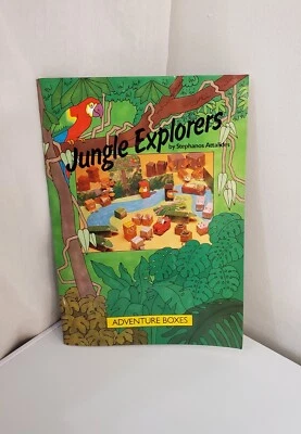 LIBRO DE JUGUETES DE COLECCIÓN AÑOS 80 BLOQUES DE CONSTRUCCIÓN DE PAPEL ORAGAMI CAJA DE AVENTURA ANIMALES DE LA SELVA Foto 1 de 4