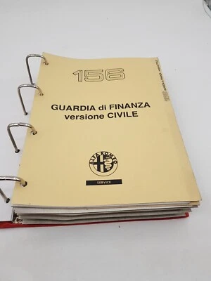 Manuale officina Alfa Romeo Alfa 156 Guardia di Finanza civile veicoli di stato. - Immagine 1 di 4