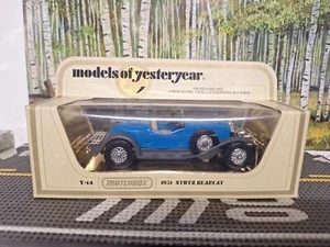 Matchbox Modelli di un tempo 1931 Stutz Bearcat pressofuso Y-14 in scatola - Foto 1 di 5