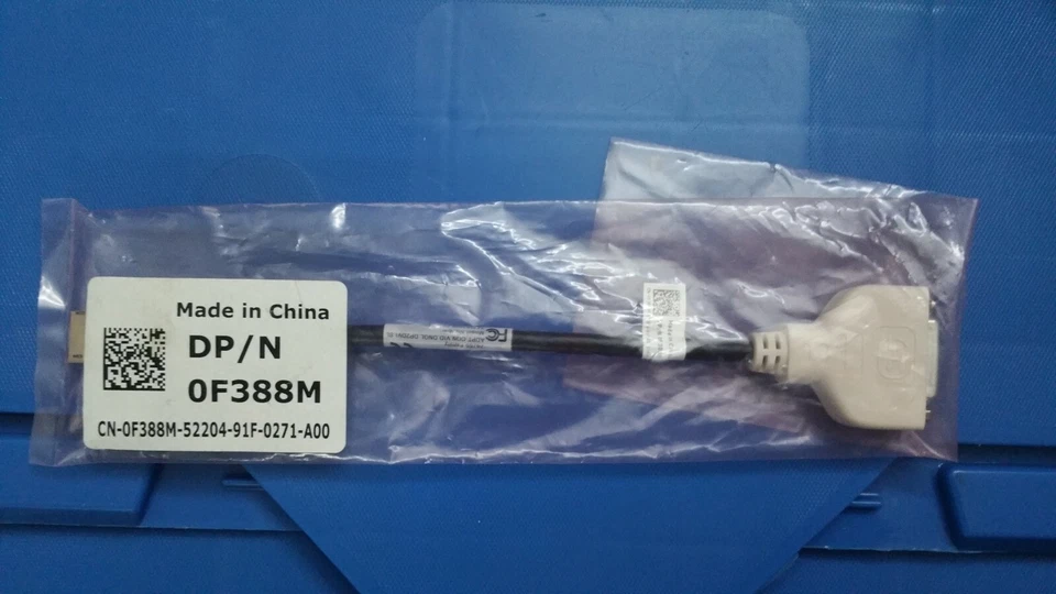 ORIGINAL BAG: DP/N OF388M DVI To Display Port Cable - Image 1 of 1
