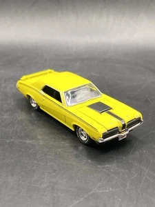 Greenlight ‘70 Mercury Cougar Eliminator 428 CJ Yellow Real Riders Barrett Toy - Picture 1 of 7