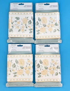 Vintage NEW OLD STOCK Lot/4 WAVERLY Garden Room Cottage Collection Wall Border - Picture 1 of 6