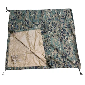 Used Need Repair USMC MARPAT Camo Reversible Tarp*mocinc.1982* - Picture 1 of 5