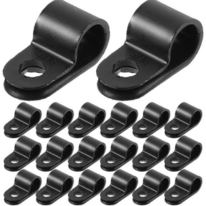 100 Pcs Cable Clamp Sorter Wire Clips for Cords Electrical Staples - Afbeelding 1 van 12