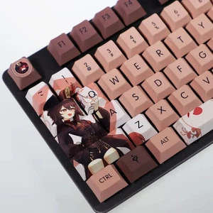 Genshin Impact Hu Tao Keyboard Keycaps - Picture 1 of 7