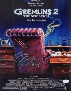Zach Galligan "Billy" Gremlins 2 11 x 14 Filmposter mit Echtheitszertifikat - Bild 1 von 2