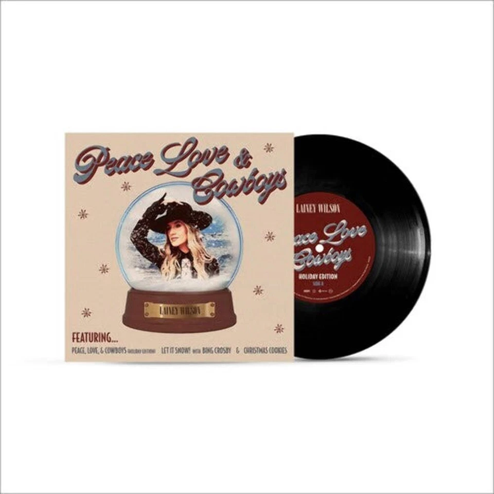 Lainey Wilson - Peace, Love & Cowboys (Holiday Edition) [7"] NEW Vinyl - Image 1 of 1