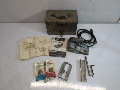 ВИНТАЖНЫЙ ROCKWELL Porter кабельный блок строгальный станок 167 твердосплавная спираль лезвие резак как есть - Изображение 1 из 4