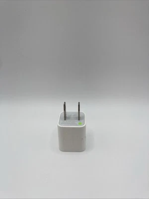 Apple A1265 5W USB Wall Charger Cube Power Adapter (for iPhone, etc.) - White - Image 1 of 3
