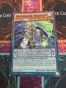 Yugioh Oafdragon Magician PEVO-EN016 Super Rare 1st Edition Near Mint - Picture 1 of 4