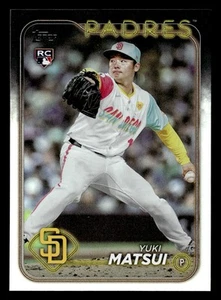 2024 Topps Update Yuki Matsui #US8 Rainbow Foil RC Padres - Picture 1 of 2