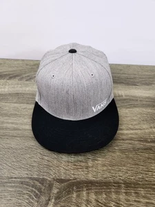 Vans "Off The Wall" Hat Cap Men's Fitted L/XL Gray / Black - Picture 1 of 6