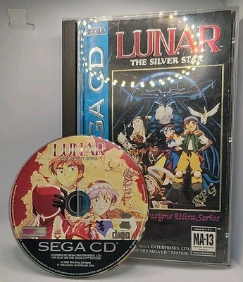 Lunar: The Silver Star (Sega CD, 1993) Complete CIB, Fast Shipping - Image 1 of 4