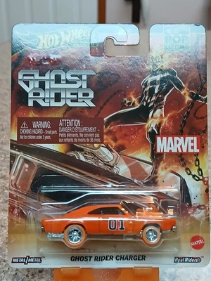 Dodge Charger R/T 1969 Hot Wheels, Custom General Lee, Dukes Of Hazzard, Ghost Foto 1 de 4