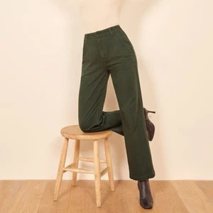 Reformation Jeans Lani High Waist Arbeitshose in Forest Größe 27 - Bild 1 von 15