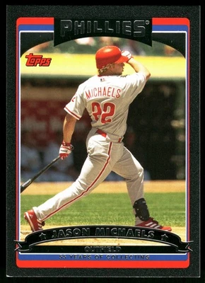 Jason Michaels Philadelphia Phillies 2006 Topps Black #139 SN /55 - Image 1 of 2