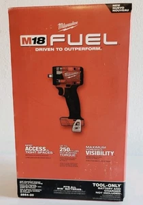 Totalmente Nuevo Milwaukee 2854-20 M18 COMBUSTIBLE 3/8" Compac Llave de Impacto con Anillo de Fricción - Imagen 1 de 1