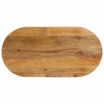 Table Top Replacement Board Dining Table Top Wooden Furniture Top Oval vidaXL - Image 1 of 4
