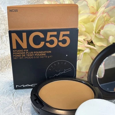 MAC NC55 Studio Fix Powder Plus Foundation Original Formula - Full Size NIB Free - Image 1 of 2