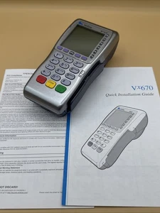 VeriFone VX670 POS Credit Card Terminals & Readers With Manuals - Picture 1 of 9