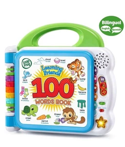 Leapfrog Bilingual 100 Words Book - English & Spanish Learning Toy NIB - Tested - Picture 1 of 8