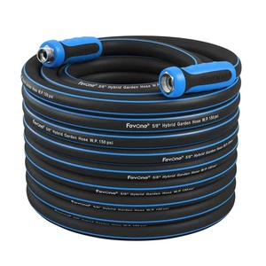 80 ft Garden Hose, 2-Year Warranty Offered by Manufacturer, Heavy Duty Water ... - Picture 1 of 9