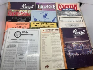 VTG Mixed Lot of 26 Country Bluegrass Music Catalogs Magazines Books Newsletters - Picture 1 of 6
