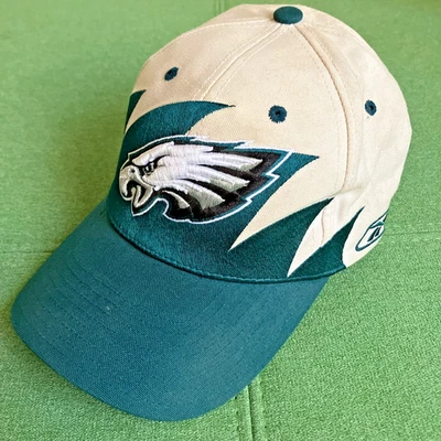 Gorra de dientes de tiburón Reebok vintage Y2K Philadelphia Eagles  Foto 1 de 4