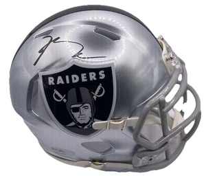 MAXX CROSBY SIGNED HANDSIGNIERT MINIHELM LAS VEGAS RAIDERS PSA/DNA - Bild 1 von 2
