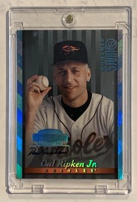 Donruss Studio Portrait Collection Cal Ripken Jr. 1997 Orioles de prueba muy raros Foto 1 de 3