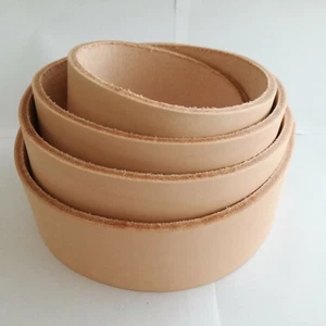 Lederriemen Blankleder Gürtelriemen 60-250 x 3 cm natur vegetabil punzieren - Bild 1 von 1