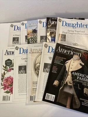2018 American Spirit Daughters of the American Revolution Magazine Newsletters - Image 1 of 4