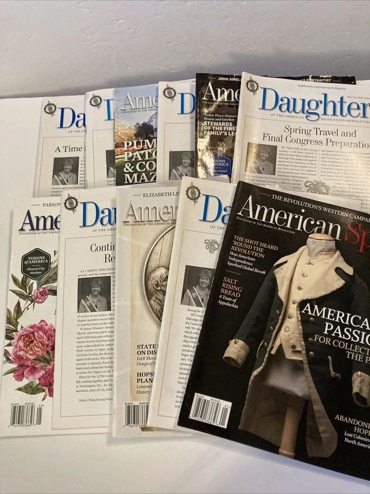 2018 American Spirit Daughters of the American Revolution Magazine Newsletters - Image 1 of 4