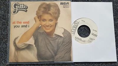 Gitte - At the end 7'' Promo Italy SUNG IN ENGLISH - Image 1 of 4