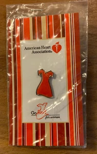American Heart Association Go Red For Women Dress Lapel Pin, Macy's Pfizer 2003 - Picture 1 of 2