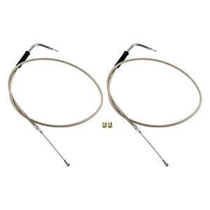42inch Throttle and Idle Cable Sets For Harley-Davidson FXST 1996-UP 56579-02A - Imagen 1 de 12
