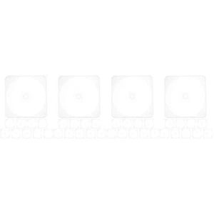 4 Pieces CD Box DVD Travel Cd/dvd Case Holders Storage Cases Plastic - Afbeelding 1 van 12