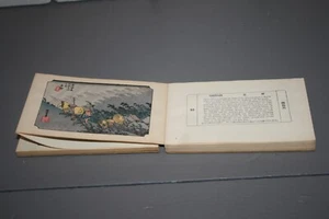 Utagawa Hiroshige 53 Estaciones Tokaido Acordeón Carretera Libro Impresiones en Madera Japón - Imagen 1 de 9