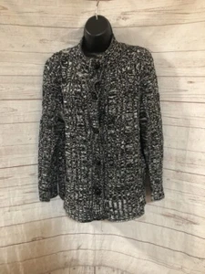 John Paul Richard Cardigan Women's Knitted Cardigan Sweater Cotton Blend Size L - Picture 1 of 6