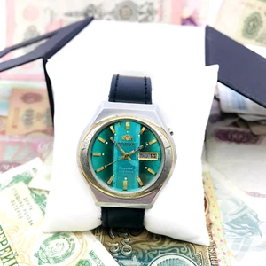 🔥 Wrist watch Orient Automatic Calendar Crystal AAA Japan Vintage Service 🛠 - Picture 1 of 12