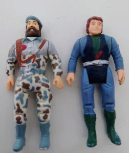 Dino Riders ROK 2.75" Commando (1989) & Yungstar (1987) Figures - Tyco Vintage - Picture 1 of 6