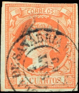 Zamora - Edi o 52 - Isabel II - Mat Fech. Tp.II "Puebla de Sanabria" - Imagen 1 de 1